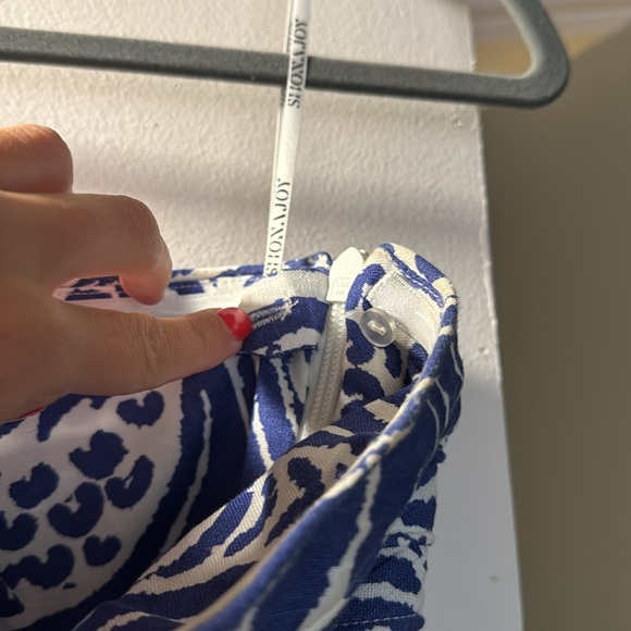 Shona Joy Pombeline Linen Strapless Corded Maxi Dress - Picture 5 of 5